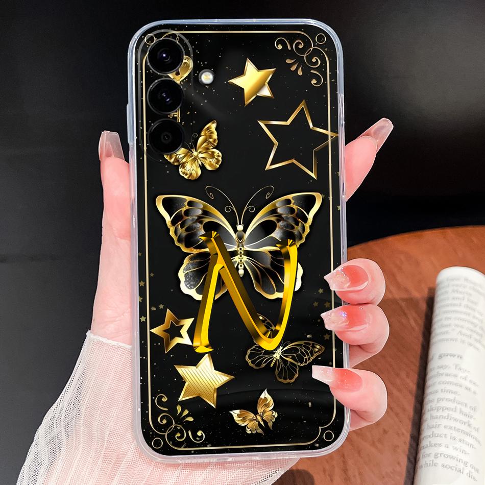 Чехол для телефона Samsung Galaxy A57 A37 A07 5G Уникальные буквы Мягкий прозрачный силиконовый чехол для SamsungA57 A 37 A 07 Легкая крышка