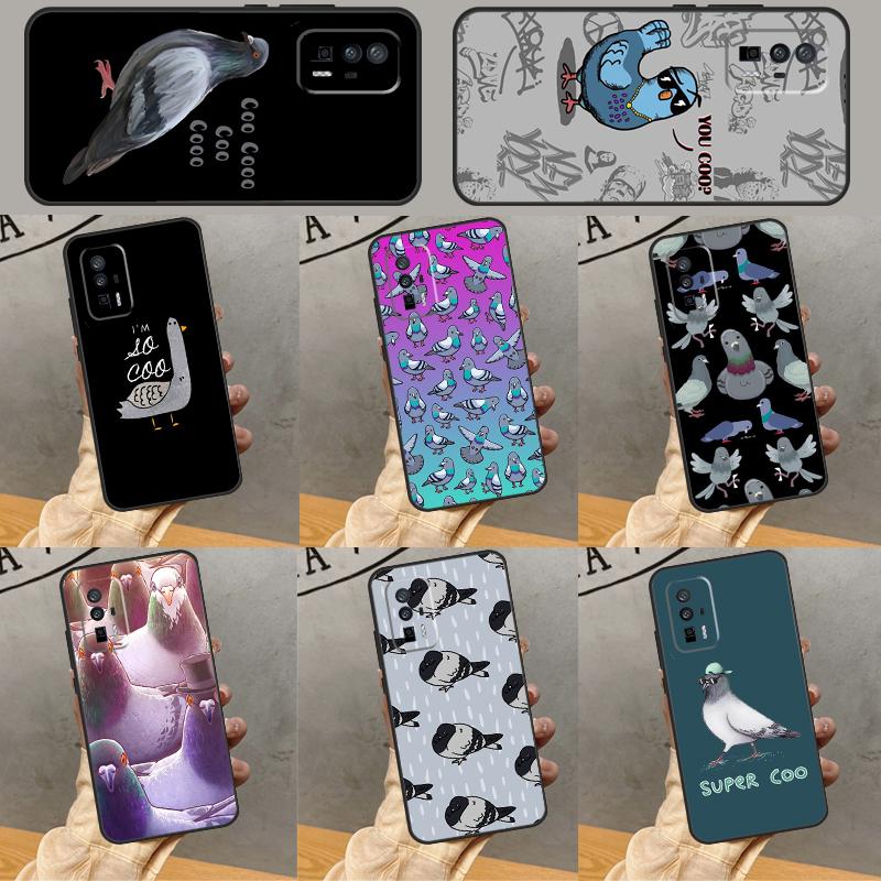 Pigeons Doves Bird Birds Flock Animal Case For Xiaomi 14 Ultra 15 13 11T 12T 13T 14T Pro POCO X3 X5 X6 X7 Pro M6 F5 F6 Pro Cover
