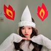 Fire Happy Ghosts Cosplay Plush Halloween Headband Yuan Xiangqin Hair Hoop Women Hairbands Headwear