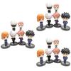Набор из 6 фигурок Jujutsu Kaisen: Годзё Сатору, Кугисаки. Идеально для коллекционеров и детских подарков