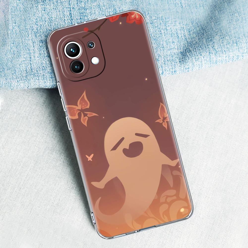 Genshin Impact Logo For Poco X5 X3 NFC F5 F4 F3 M3 Clear Phone Case For Xiaomi 12T 12 13 Lite 11 Ultra Mi 10T 5G 11X Pro Cover
