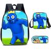 Rainbow Friends School Bag Cartoon Backpack, Shoulder Bag and Pencil Case Three-piece Set 21-NMAOV