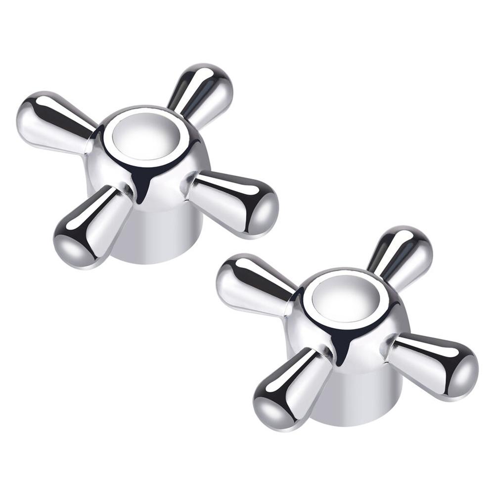 High Strength Alloy Handle Replacement for 8mm Faucet Valve Set of 2