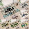 Cartoon Camping Floor Mat Entrance Welcome Doormats Kitchen Rug Home Decor Carpet Non-slip Area Rug Anti-slip Machine Washable