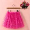 Women's Skirt Glitter Festival Outfit Party Dress Underskirt Dance Dress Prom Dress Evening Dress Ballet Skirt Cosplay Festive Skirt