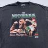 Футболка Конора Макгрегора The Notorious Мужская XL Черная Боец UFC MMA Футболка 2023 Хлопок