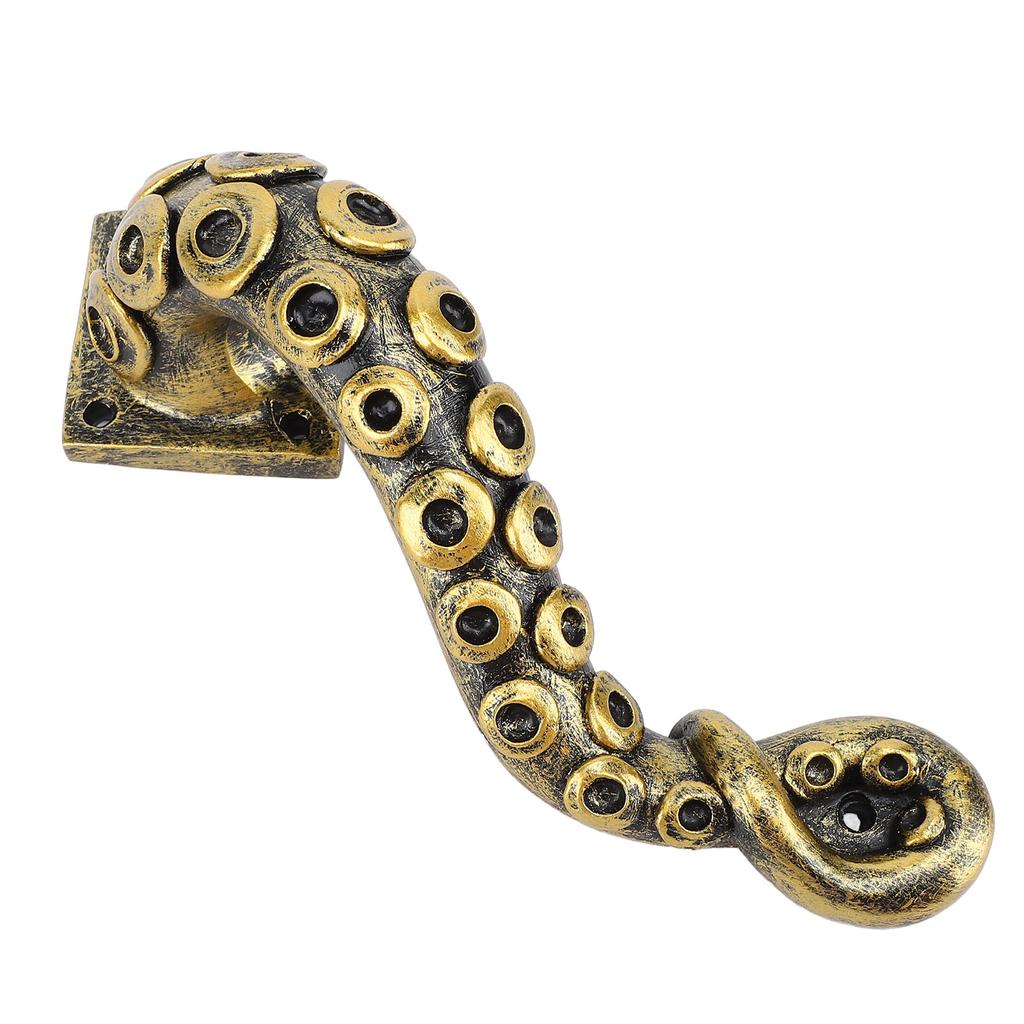 Ручка двери осьминог смола сверхпрочная винтажная бронза мебельная ручка для шкафа щупальце осьминога ручка двери