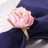 Romance Simulation Rose Napkin Rings Plastic Artificial Plant Napkin Holder  Home Decoration