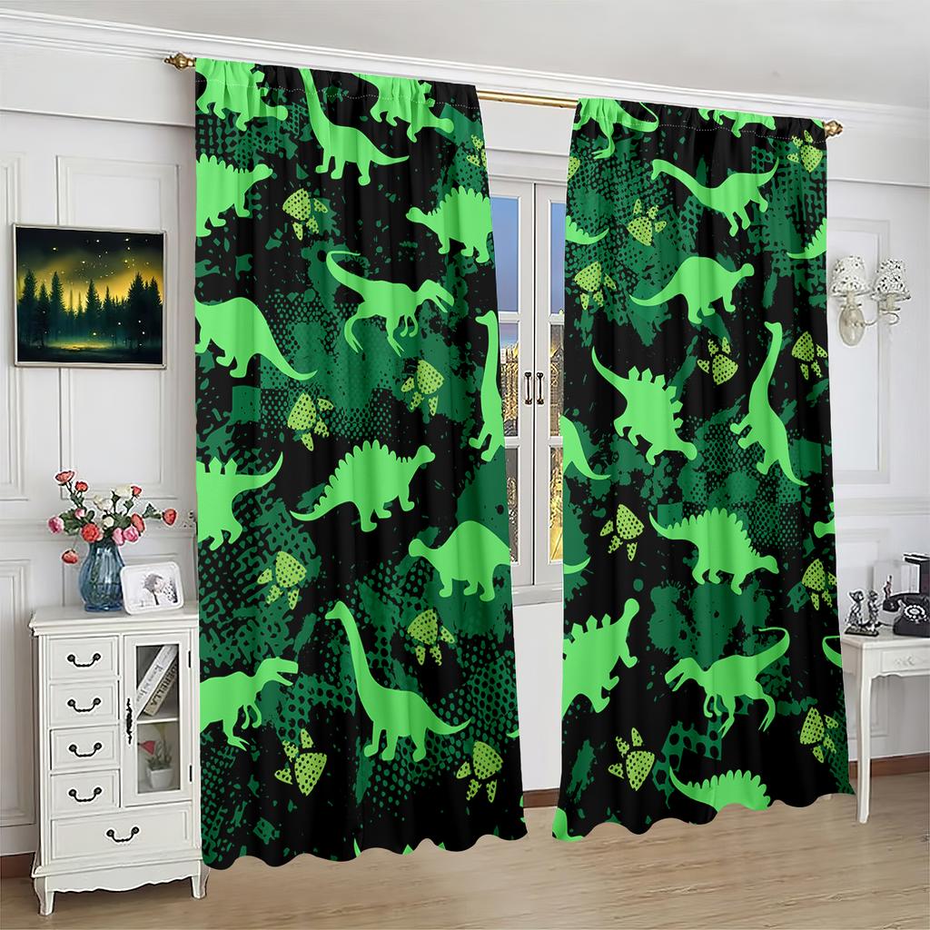 2 шт. - на заказ - напечатанная штора - материал полиэстер - для спальни гостиной кабинета занавеска, препятствующая приватности