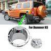 Аксессуары, крышка топливного бака для Hummer H3 2006-2008 2009 2010, люк для бензина, хромированная рамка, масляная крышка, литая отделка автомобиля