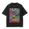 Ограниченная серия Стильная винтажная футболка с принтом рок-группы Tame Impala Deadbeat Унисекс Женская Повседневная Оверсайз Футболки Унисекс Ретро Уличная одежда