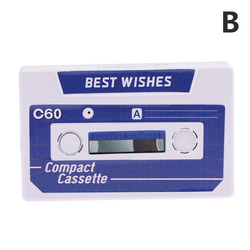 Recording Voice Card Tape Greeting Card Recordable 60 Seconds DIY Recording MusicCard Valentine's Day Anniversary Birthday Gift