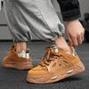 Модные оригинальные мужские туфли для скейтбординга на платформе, модные коричневые кожаные повседневные туфли для скейтбординга, мужские уличные кроссовки в стиле хип-хоп для мужчин
