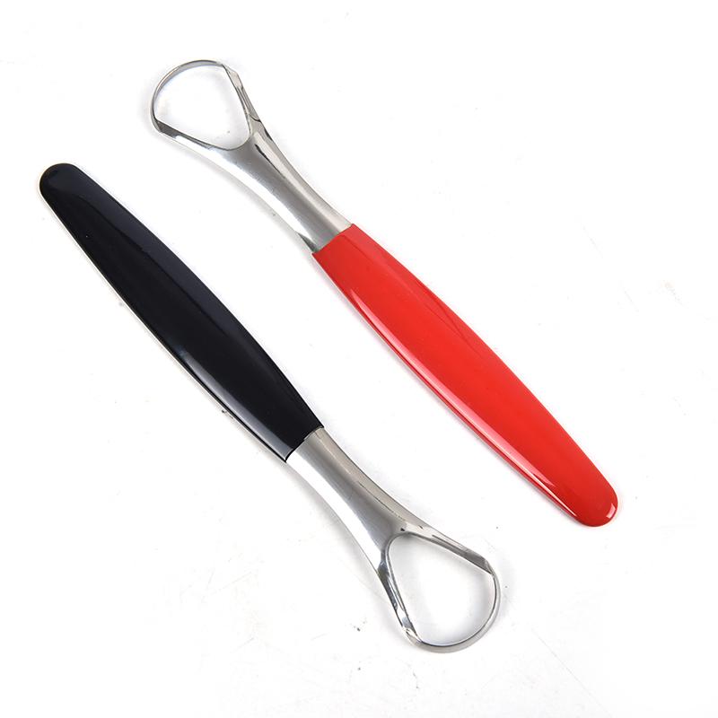 Скребок для языка из нержавеющей стали, средство для чистки языка, медицинская щетка для рта, многоразовая