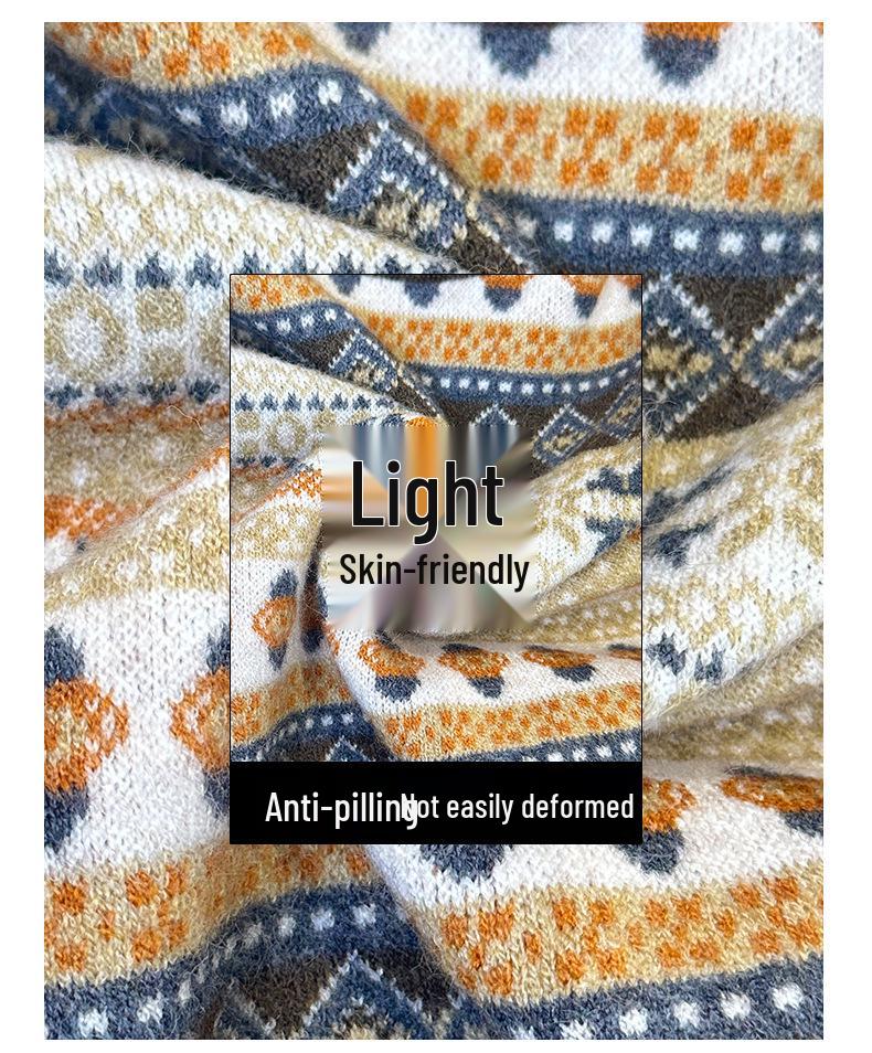 Boys' Thick Fleece-Lined Sweater: Winter 2025, Round Neck, Double-Layer Knit, Kids' Cardigan