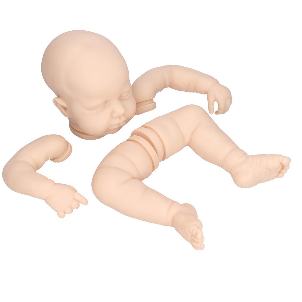 20 Inch Reborn Doll Set Realistic Baby Doll Full Body Lifelike DIY Unfinished Doll Kit