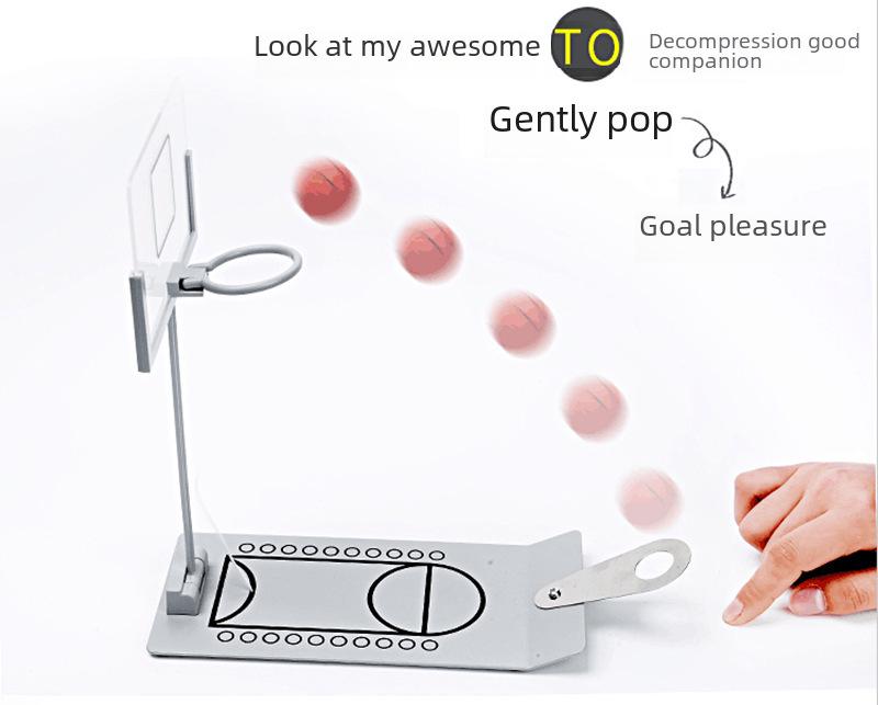 Настольная мини-игровая игра «Баскетбол» — креативная игрушка для снятия стресса