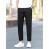 Summer Cropped Pants Men's Slim Cotton Men's Casual Pants Men's Spring New Cropped Pants