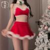 Sex lingerie female sweet cute plush Christmas sex dress sexy slim cosplay uniform suit