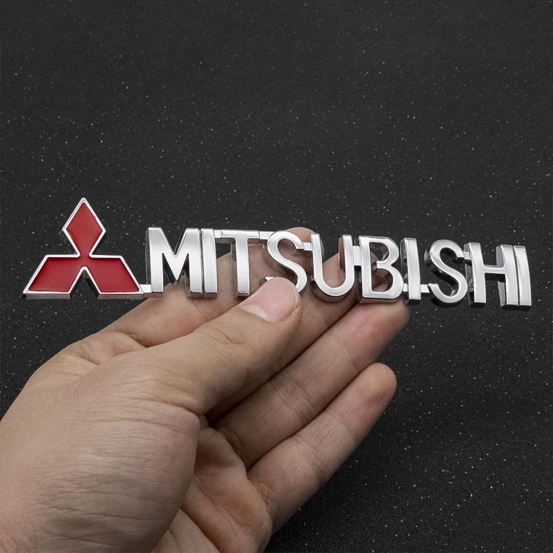 MITSUBISHI Lancer EX Competition Outlander ASX  3D Aluminum Badge Car Styling Body Car Side Fender Decorative Sticker