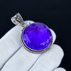 Аметистовый кулон, Ювелирные изделия ручной работы из стерлингового серебра 925 пробы, Серебряный кулон с аметистом, Ювелирные изделия для вечеринок для женщин, Подарок на День святого Валентина