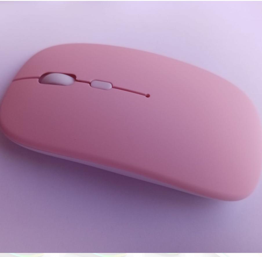 LED Lights Slim Rechargeable Bluetooth/ USB Wireless RGB Mouse for Tablet PC Andoid IPad