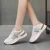 2025 New Spring and Autumn Sports Shoes Women's Popular Versatile Platform Dad Shoes Women's Shoes Show Feet Small Soft Sole Casual Shoes