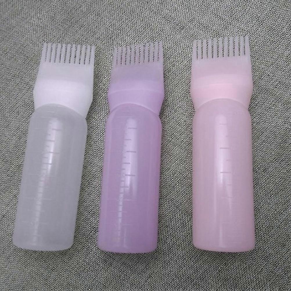 Hair Dye Bottle Applicator Comb for Even Hair Coloring Distribution 6Pcs