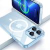 Прозрачный магнитный чехол Magsafe для iPhone 14, подходит для чехлов для телефонов Apple 14 Pro Max