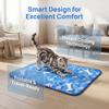 Washable Pet Cooling Mat Breathable Dog Sleeping Bed Cat Cooling Bed  Indoor Sofa Floor