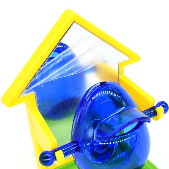 Bird Leakage Toy Wear-resistant Stable Structure House Shape Pet Bird Parrot Food Feeder Bird Supplies