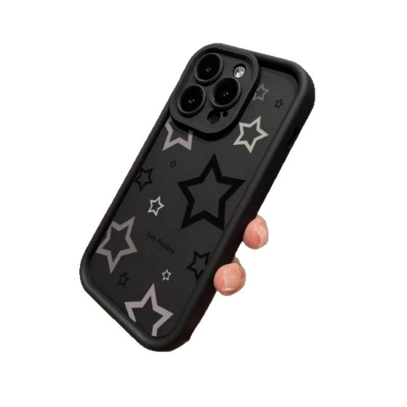 Чехол для iPhone со звездами и луной для 13-17 Pro Max - Японский корейский стиль