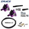 ZRACE XG Гидравлический Тормоз для Шоссе, Калипер Flat Mount, Колодки ICE-TECH, BMX Гонки, Полностью CNC, Легкий