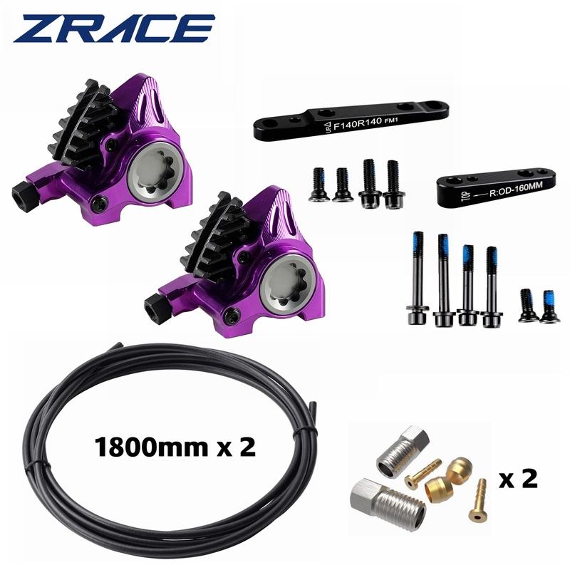 ZRACE XG Гидравлический Тормоз для Шоссе, Калипер Flat Mount, Колодки ICE-TECH, BMX Гонки, Полностью CNC, Легкий