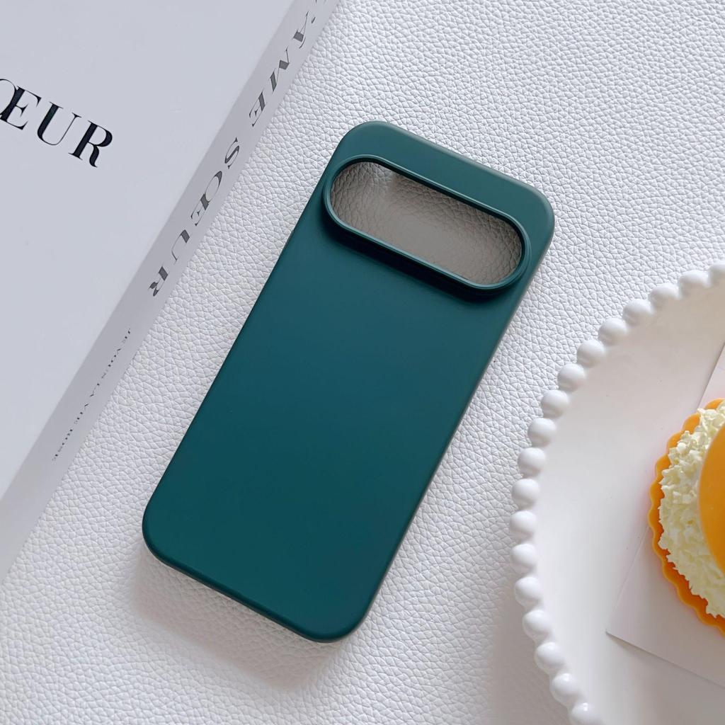 Compatible with Google Pixel 10/9/8/7/6 Pro/5: Liquid Phone Case & Protective Cover with Straight Edge Design.
