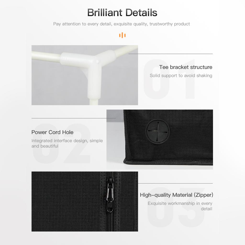 Original Creality 3D Printer Enclosure Fireproof Waterproof Printer Covers for Constant Temperature