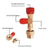 HS-1223 R410 Refrigerant Charging Valve (5/16 SAE Male & Female Threads) - 1 Piece.