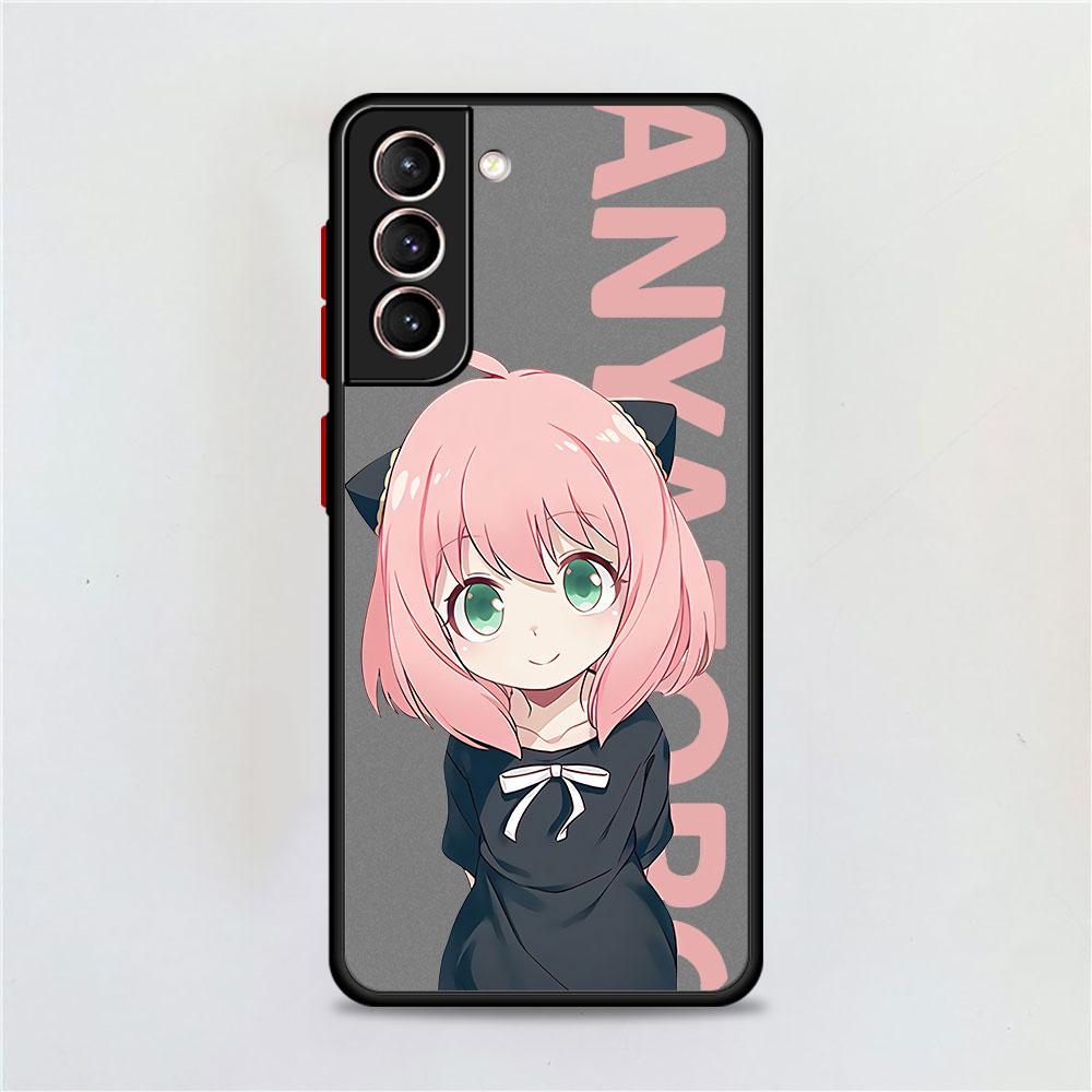 Матовый чехол SPY X FAMLY для Samsung Galaxy S22 S20 S21 FE S10 S9 Plus S8 Capa Note 20 Ultra 10 Lite Phone Fundas