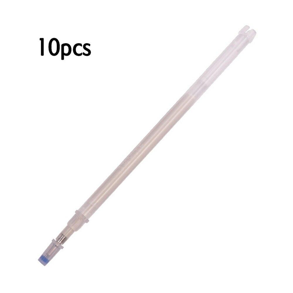 10 шт./компл., высокотемпературный исчезающий маркер для ткани, стираемый сменный стержень для лоскутного шитья из искусственной кожи, швейный инструмент, водорастворимый DIY