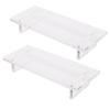 Bathroom Tray Water Proof Transparent Acrylic Soap Riser for Kitchen Plant Candle Decorations