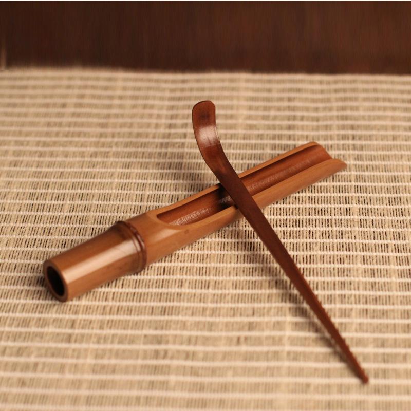 1 Suit Natural Bamboo Tea Scoops Matcha Coffee Sugar Salt Spoon Scoop Chinese Tea Sets Kitchen Tool Tea Ceremony Accessories