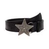 Engraved Waist Chain Carved Star Buckle Punk Chain Cowgirl Belt for Women Proms Club Party for Jeans Dresses