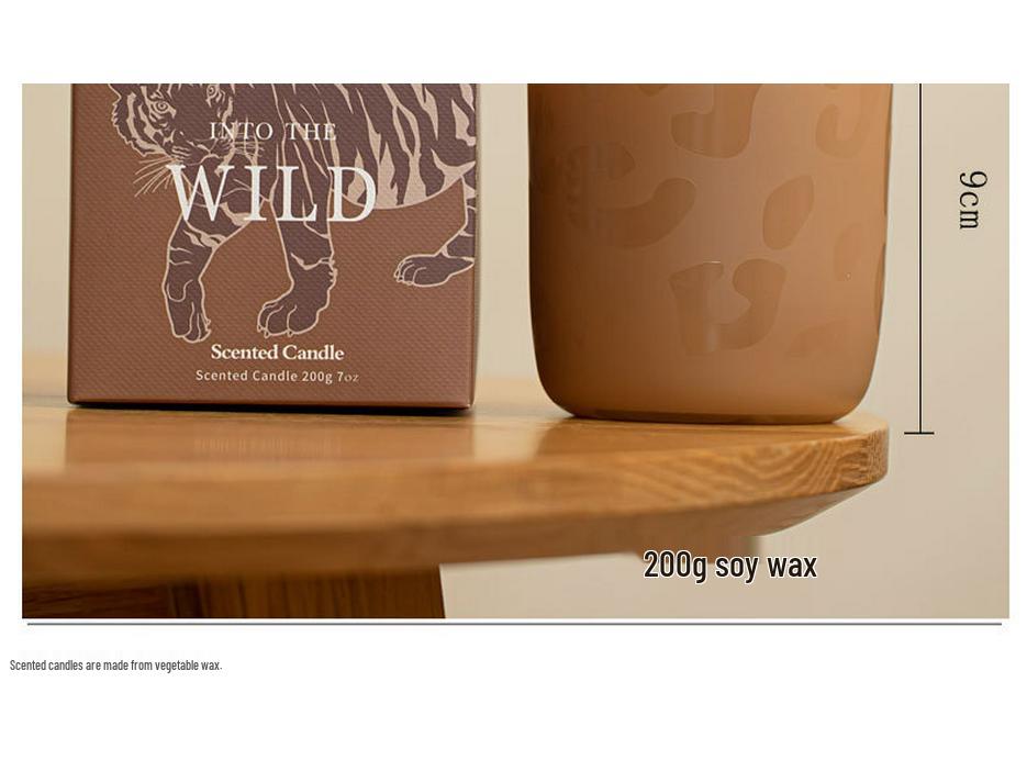 Gardenia Scented Soy Wax Candle - Nordic Indoor Aromatherapy Gift Box Ornament