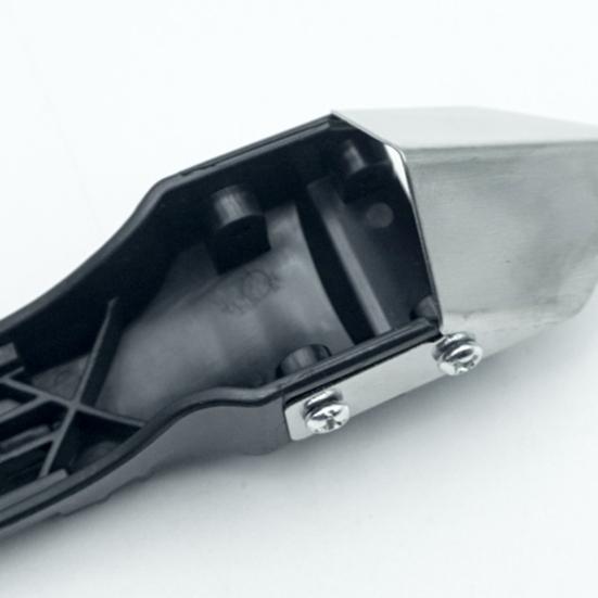 Glue Scraper Metal Spatula Head High Hardness Wear-Resistant Detachable Rubber Head Flexible Replacement 3-in-1 Shovel Scraper Angle Tool