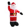 2,4 м рождественские надувные Санта-Клауса, уличные рождественские украшения, надувной декор для двора на Рождество