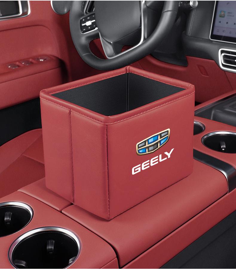 Geely Car Storage Box & Folding Trash Can for Xingyue L, Xingyuan Xingrui, and Dihao Boyue Pro