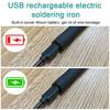 Паяльник с тремя скоростями регулировки, быстрый нагрев, высокая термостойкость, портативная беспроводная зарядка, сварочная ручка, принадлежности для мастерской