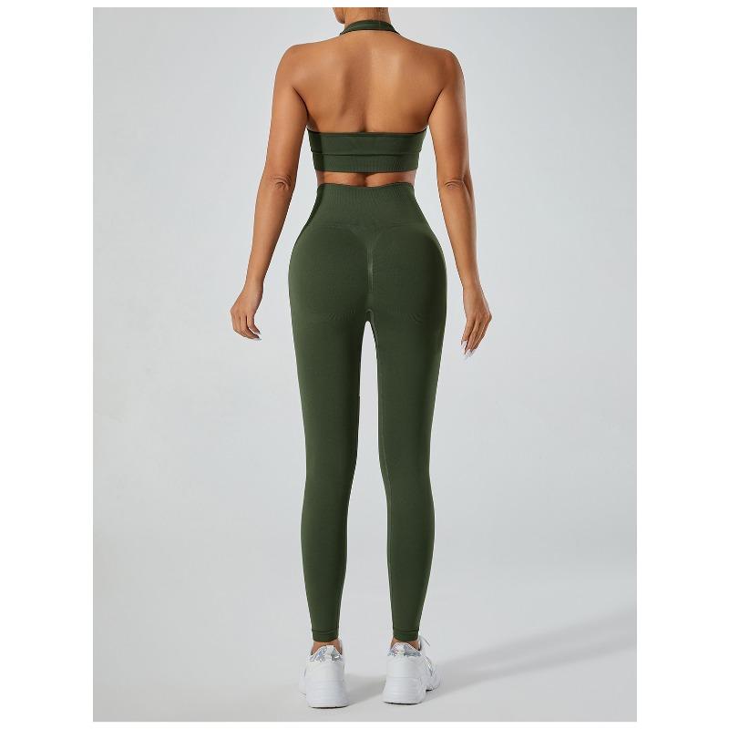 Women High Waist Butt Lifting Elastic Tight Yoga Pants Long Trousers
