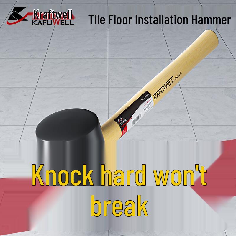 Kraftwelle Wood Handle Rubber Mallet