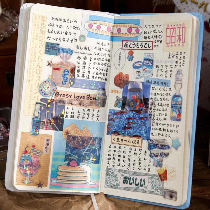 Ретро японская наклейка для скрапбукинга DIY Декор торт десерт дневниковая наклейка сладкая Kpop фотокарточка канцелярская наклейка